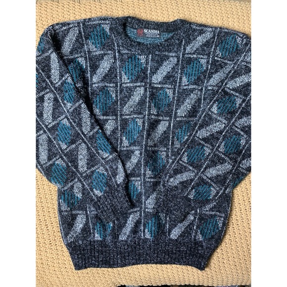 Scandia Woods Other - Mens M Scandia 90s Crew Neck Pullover Sweater‎ Window Payne  Grandpa USA Vintage